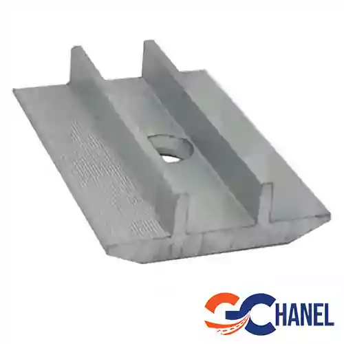 پروفیل آلومینیوم کلمپ میانی 38.9 mm پنل خورشیدی