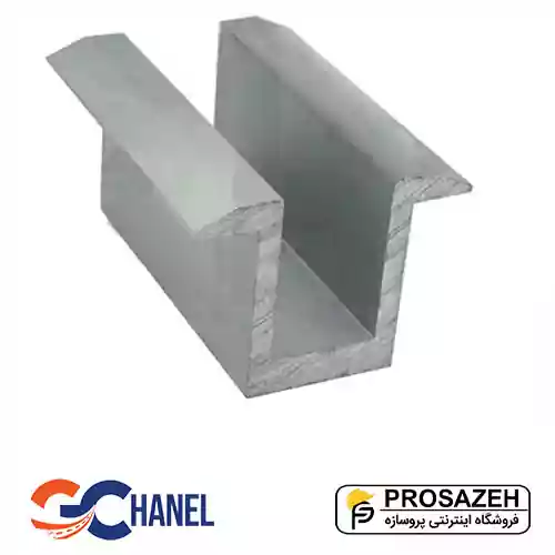 پروفیل آلومینیوم کلمپ میانی 40×22 پنل خورشیدی